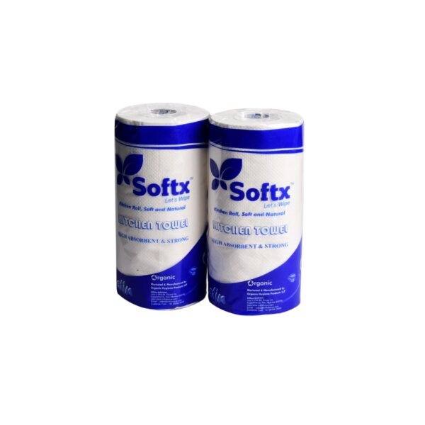 softx-Latin Kitchen Roll - Virgin Paper Kitchen Towel | Absorbent, Durable for Messy Kitchen Tasks