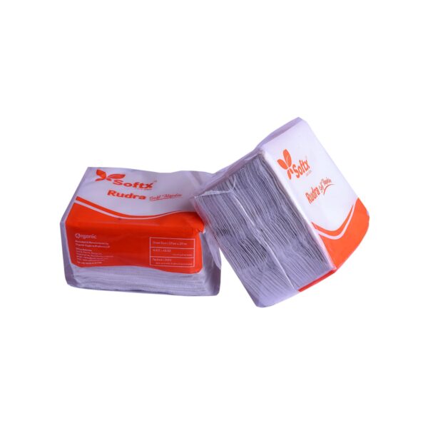 Softx Rudra - Virgin Paper Napkin | Ultra-Soft, Absorbent | Unmatched Comfort and Sustainability