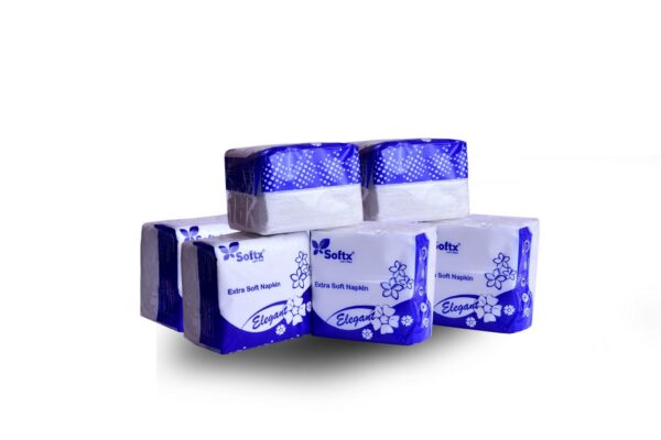 softx-Elegant Paper Napkin - Virgin & Extra Soft Napkins | Luxurious, Absorbent, and Eco-Friendly for Special Occasions