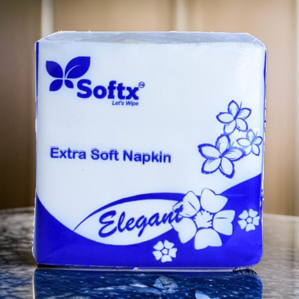 softx-Elegant Paper Napkin - Virgin & Extra Soft Napkins | Luxurious, Absorbent, and Eco-Friendly for Special Occasions