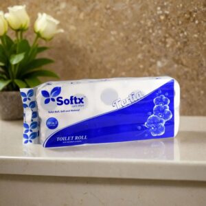 Softx-Tertia Toilet Roll - 100% Virgin Toilet Paper | Unparalleled Softness, Strength, and Sustainability for a Luxurious Bathroom Experience