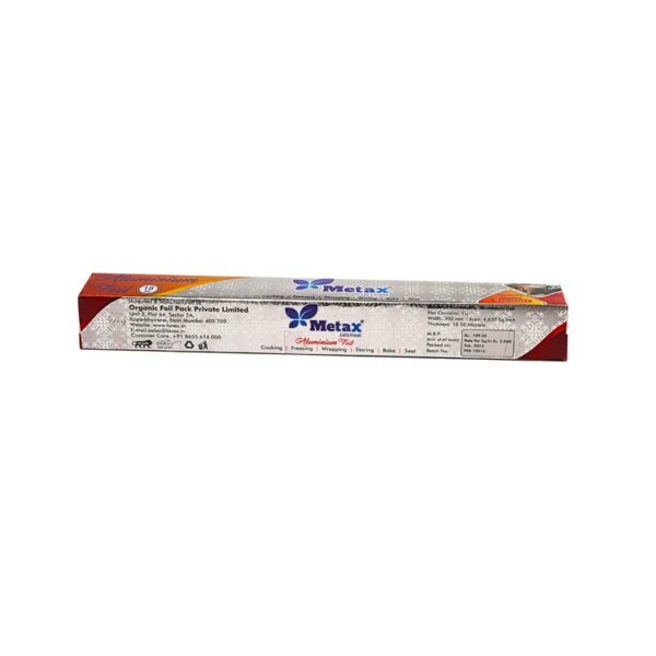 Metax Heavy Duty Aluminium Foil 18 No' | Premium Food Grade Wrap | Eco-Friendly