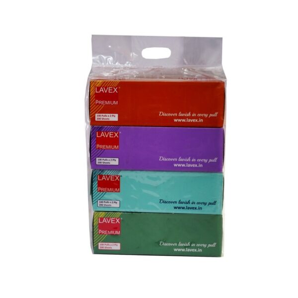 Lavex - Facetie Facial Tissue - Virgin Soft Touch Facial Tissues | Absorbent, and Eco-Friendly for Sensitive Skin
