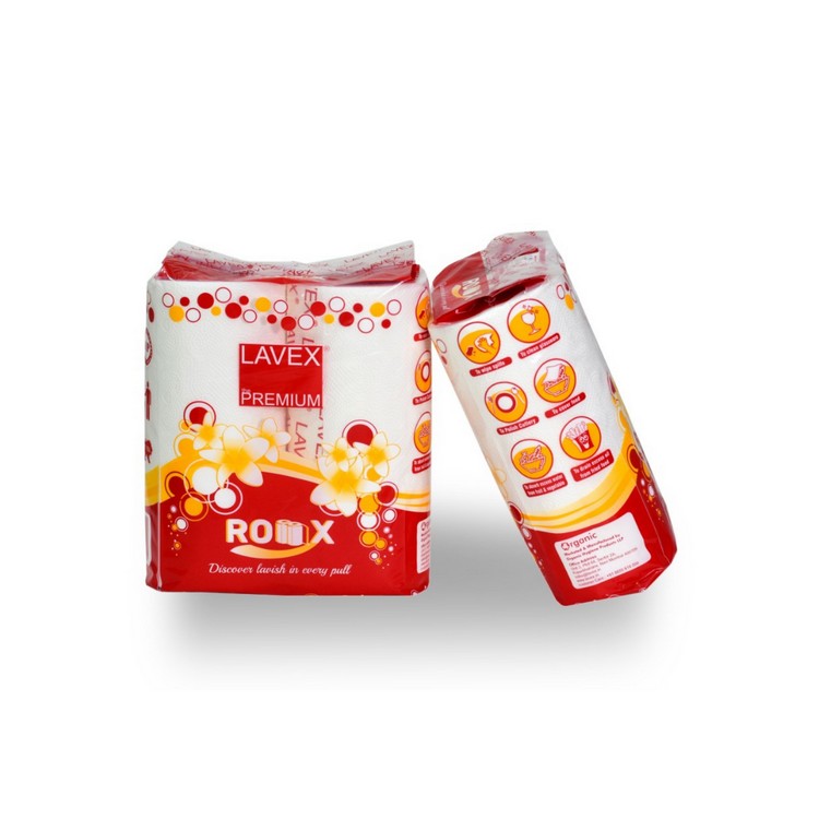 Lavex - Rollx Kitchen Roll | Soft Touch Kitchen Paper Towel | Gentle for Cleaning and Wiping
