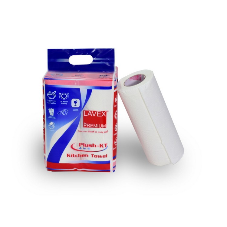 Lavex - Plush Kitchen Roll | Kitchen cleaning | Wiping | Chemical-free | Highly Absorbent